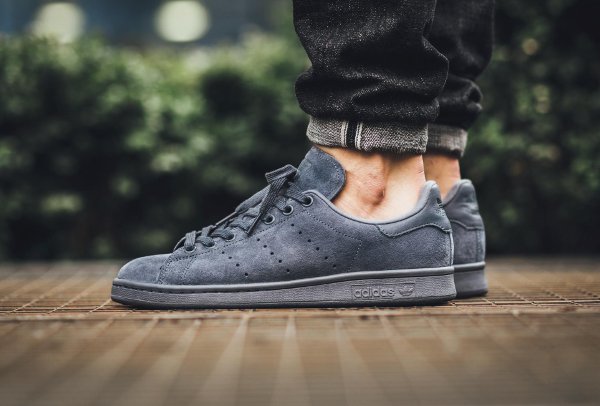 adidas stan smith daim gris